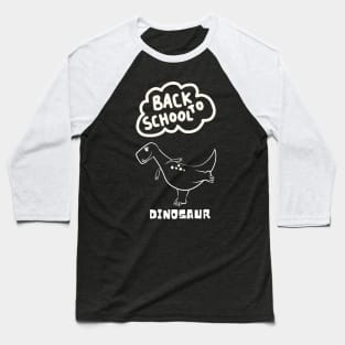 back to  School Dinosaur Baseball T-Shirt